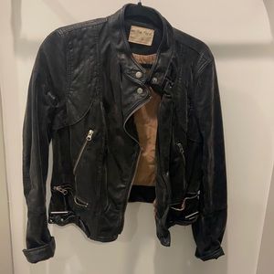 We The Free Fenix Vegan Moto Jacket size medium